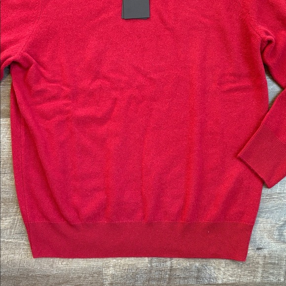 NEW Naadam The Essential Cashmere Sweater Men’s XL Red - Picture 4 of 9